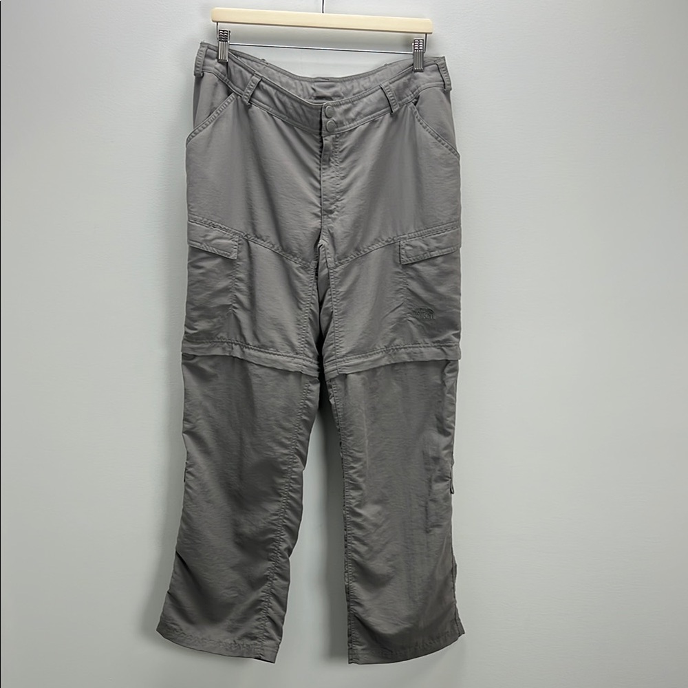 The North Face Convertible Hiking Pants Nylon Gray Outdoor Climbing Gorpcore 14